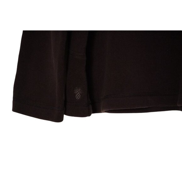 Tommy Bahama Pullover Sweatshirt Size XL Quarter Zip Black Ribbed Cotton - Picture 3 of 7